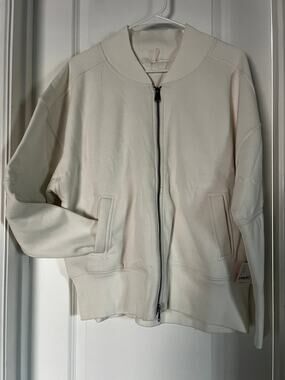 NWT Free People Movement Lightweight Cotton Jacket | White | Size M